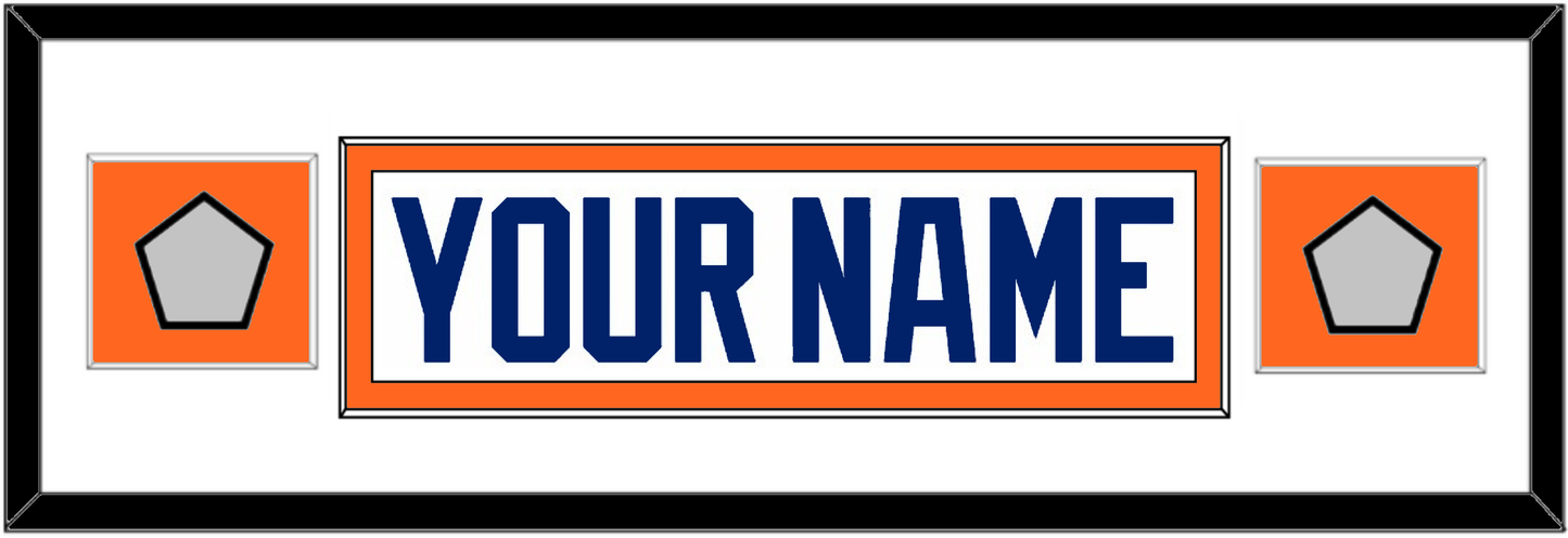 Edmonton Nameplate & 2 Stanley Cup Champions Patches - Home White (1981-1994) - Essential Tier 3