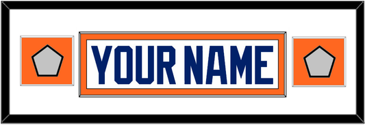Edmonton Nameplate & 2 Stanley Cup Champions Patches - Home White (1981-1994) - Essential Tier 3