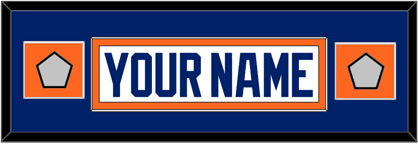 Edmonton Nameplate & 2 Stanley Cup Champions Patches - Home White (1981-1994) - Essential Tier 4