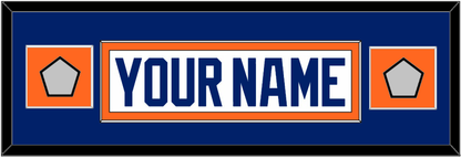 Edmonton Nameplate & 2 Stanley Cup Champions Patches - Home White (1981-1994) - Essential Tier 4