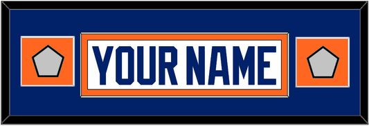 Edmonton Nameplate & 2 Stanley Cup Champions Patches - Home White (1981-1994) - Essential Tier 4