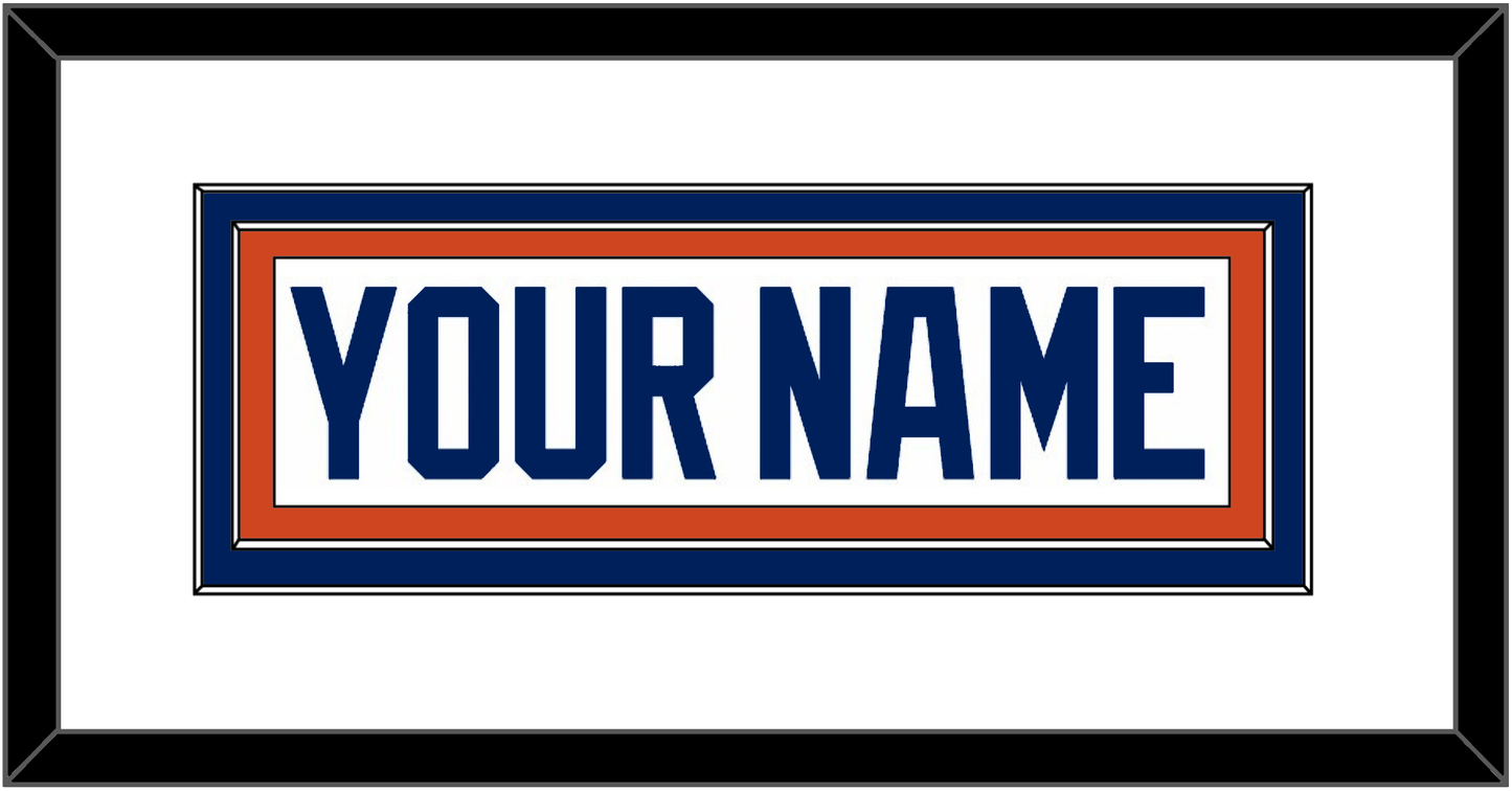 Edmonton Nameplate - Road White - Signature Tier 1