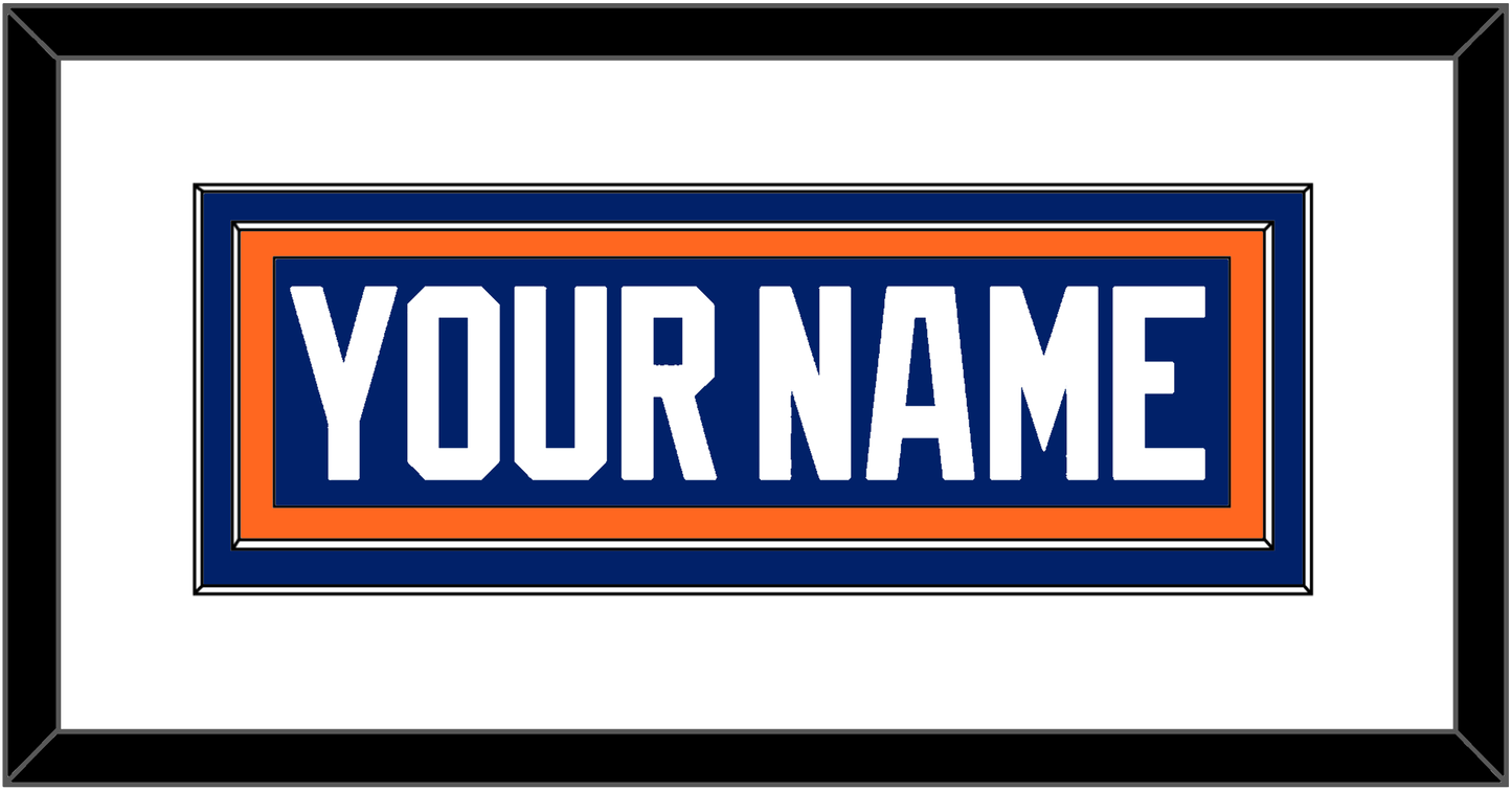 Edmonton Nameplate - Road Blue (1981-1994) - Signature Tier 1