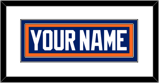 Edmonton Nameplate - Road Blue (1981-1994) - Signature Tier 1