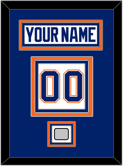 Edmonton Nameplate & Number (Back) With 1990 Stanley Cup Finals Patch - Home White (1981-1994) - Premier Tier 2