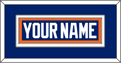 Edmonton Nameplate - Road Blue (1981-1994) - Signature Tier 2