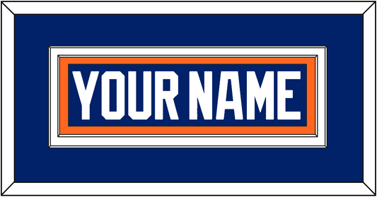 Edmonton Nameplate - Road Blue (1981-1994) - Signature Tier 2
