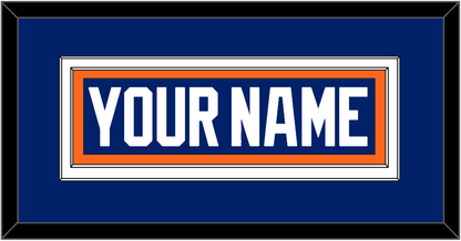 Edmonton Nameplate - Road Blue (1981-1994) - Signature Tier 2