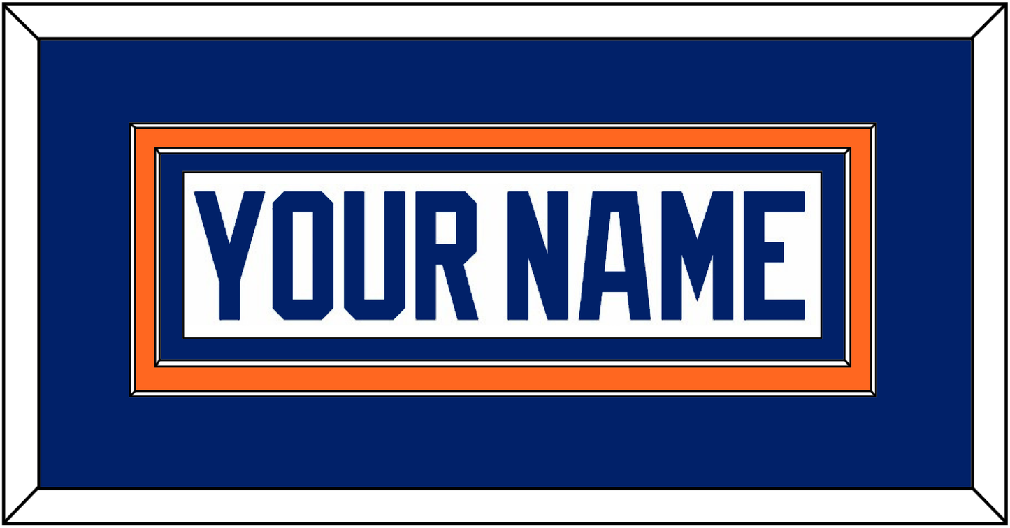 Edmonton Nameplate - Home White (1981-1994) - Signature Tier 2