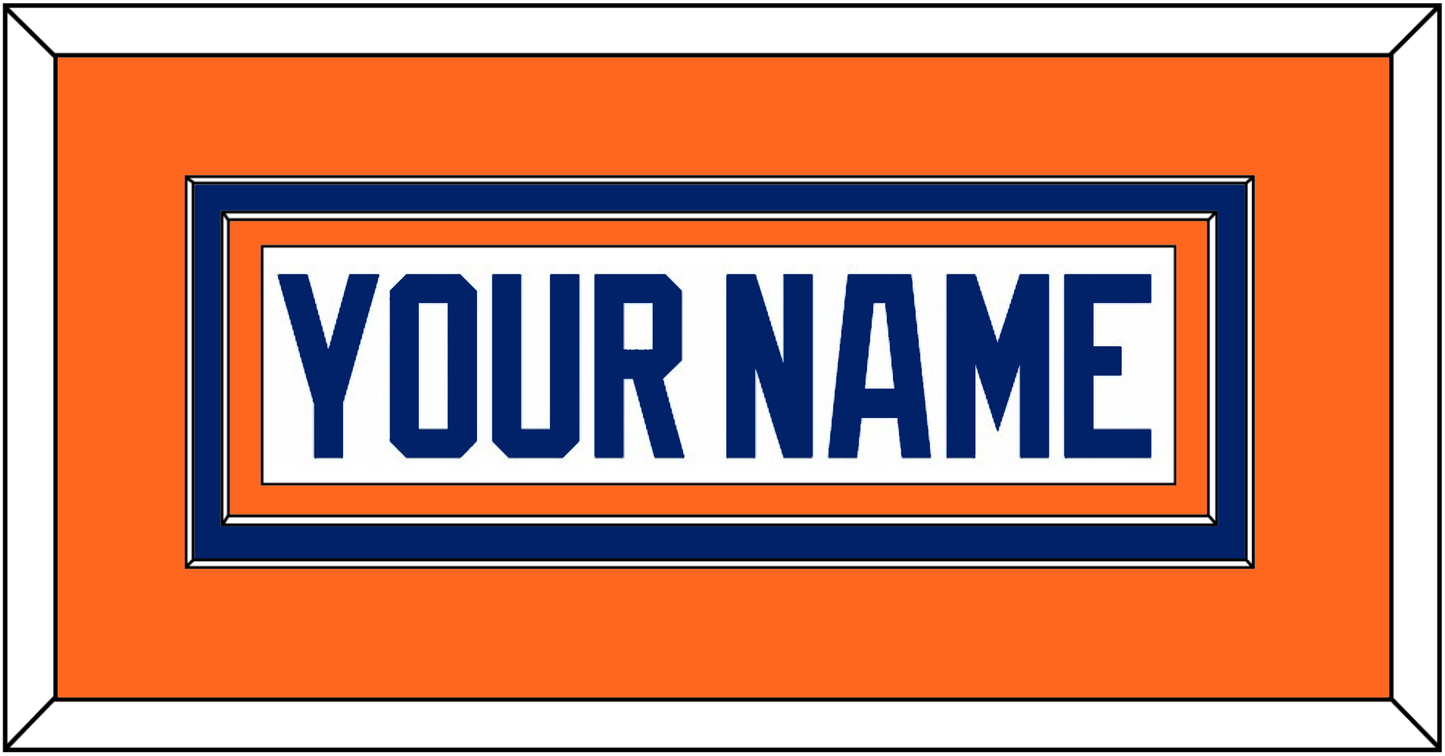 Edmonton Nameplate - Home White (1981-1994) - Signature Tier 3