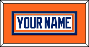 Edmonton Nameplate - Home White (1981-1994) - Double Mat 3