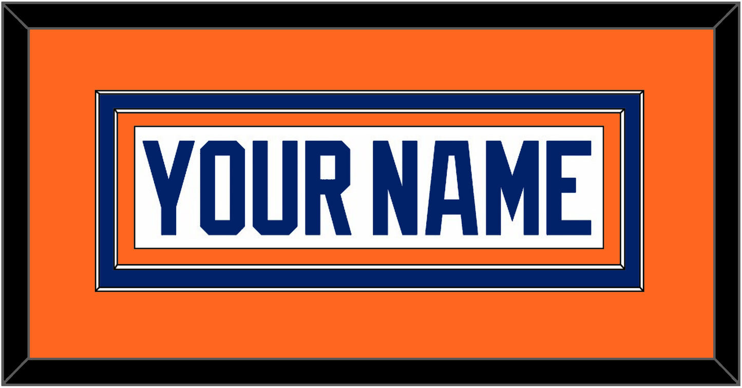 Edmonton Nameplate - Home White (1981-1994) - Signature Tier 3