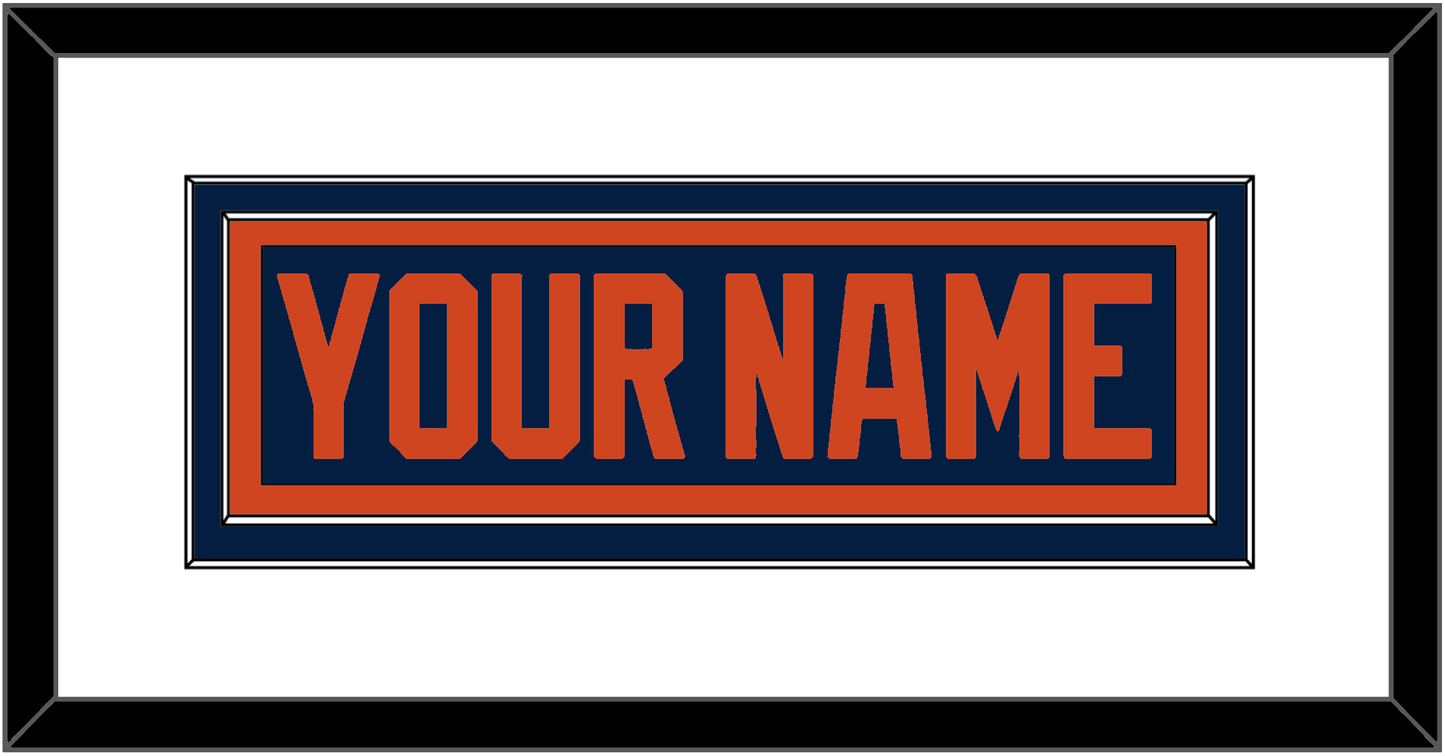 Edmonton Nameplate - Alternate Blue (2019-2024) - Signature Tier 1