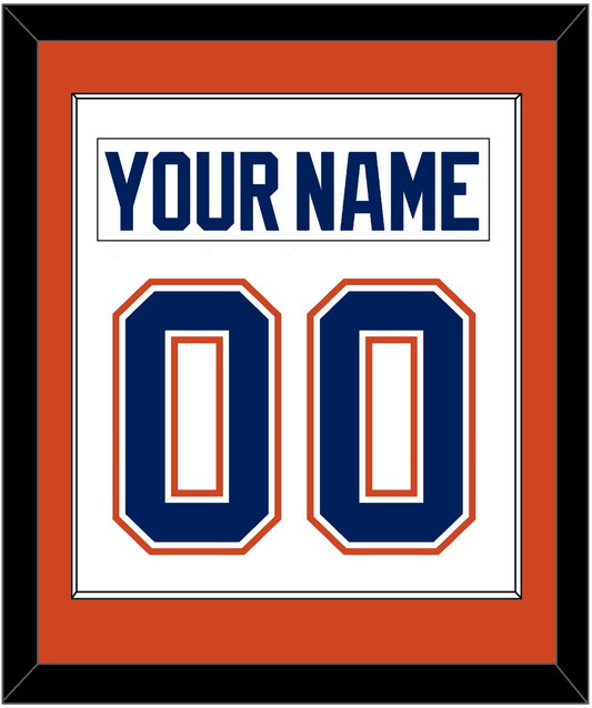 Edmonton Nameplate & Number (Back) Combined - Road White - Essential Tier 2