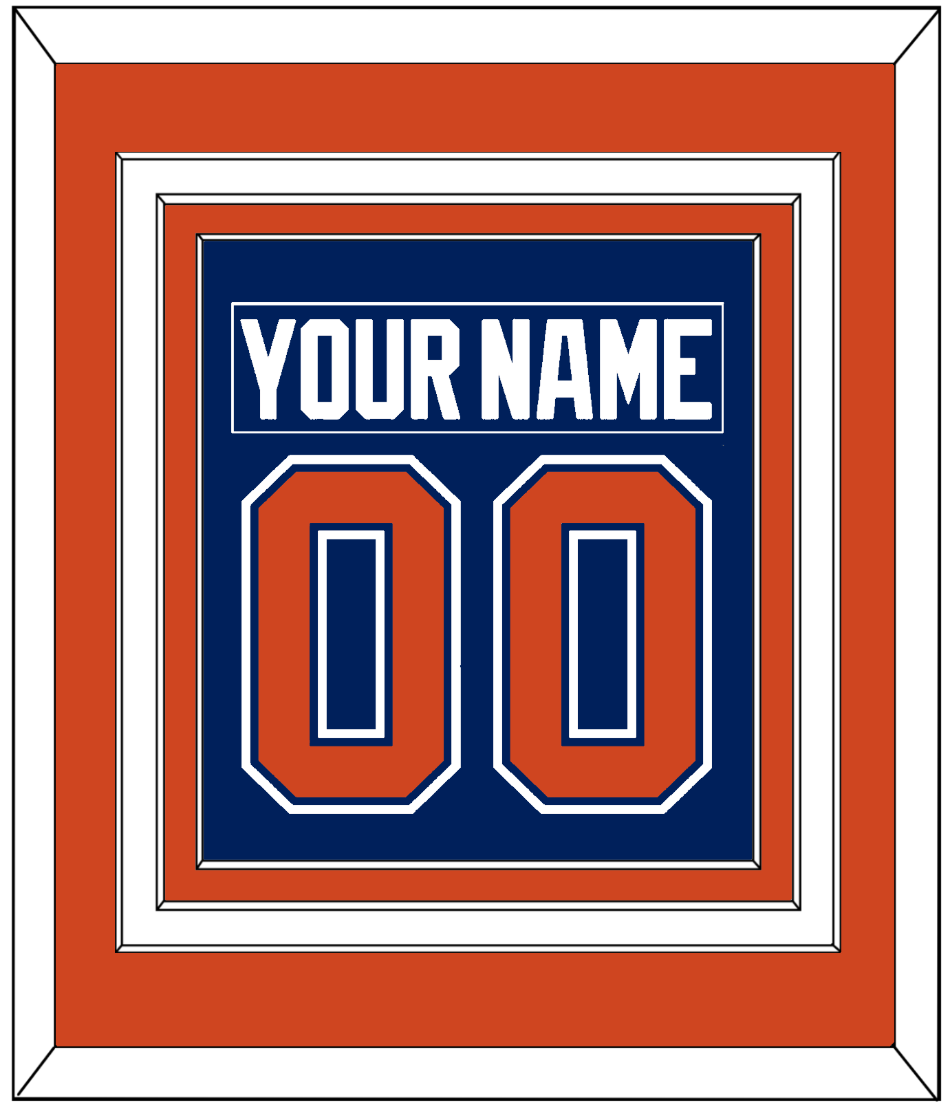 Edmonton Nameplate & Number (Back) Combined - Home Blue - Premier Tier 3