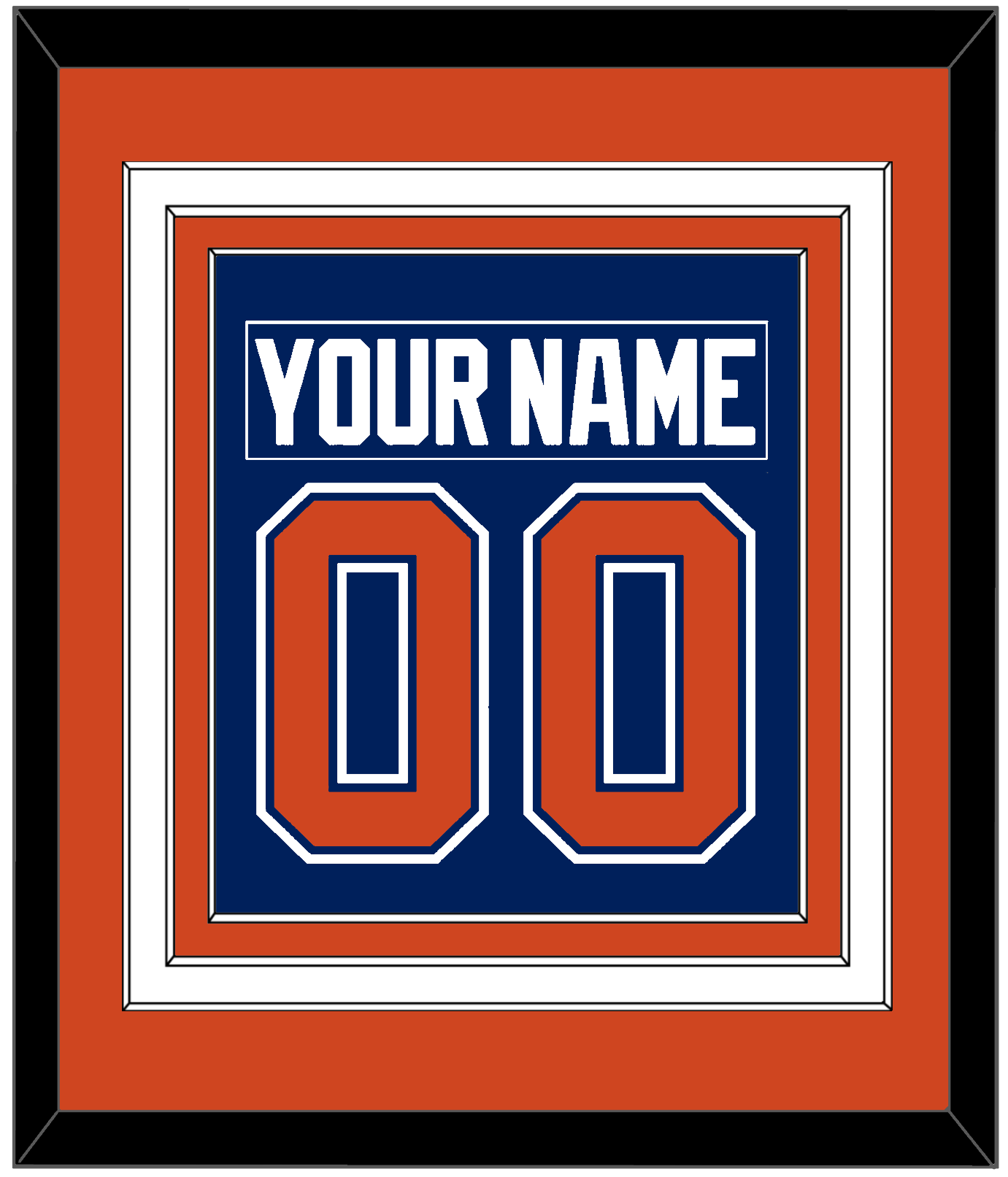 Edmonton Nameplate & Number (Back) Combined - Home Blue - Premier Tier 3
