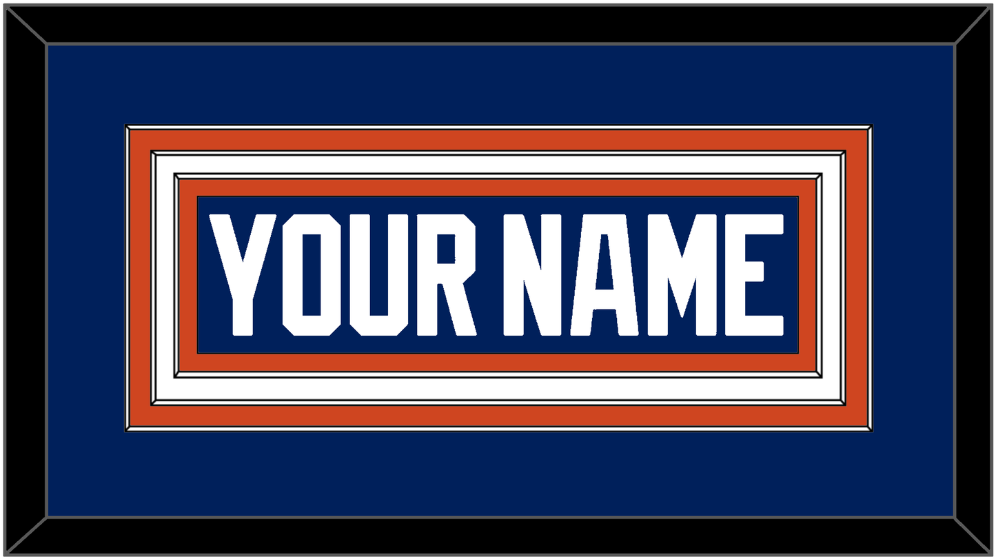 Edmonton Nameplate - Home Blue - Premier Tier 1