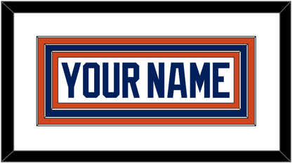 Edmonton Nameplate - Road White - Premier Tier 1