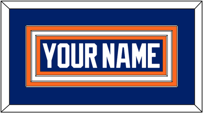 Edmonton Nameplate - Road Blue (1981-1994) - Premier Tier 1
