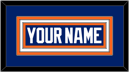 Edmonton Nameplate - Road Blue (1981-1994) - Premier Tier 1