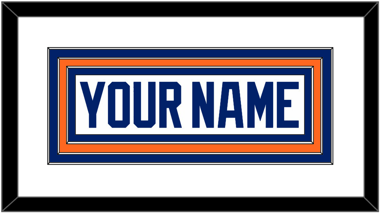 Edmonton Nameplate - Home White (1981-1994) - Premier Tier 2