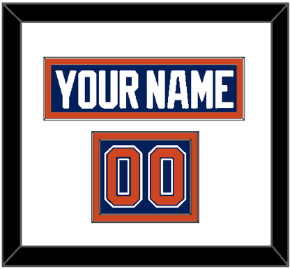 Edmonton Nameplate & Number (Shoulder) - Home Blue - Signature Tier 1