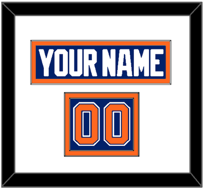 Edmonton Nameplate & Number (Shoulder) - Road Blue (1981-1994) - Signature Tier 1