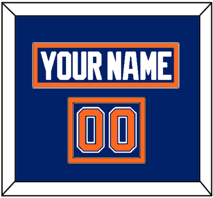 Edmonton Nameplate & Number (Shoulder) - Road Blue (1981-1994) - Signature Tier 2