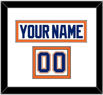 Edmonton Nameplate & Number (Shoulder) - Home White (1981-1994) - Signature Tier 1