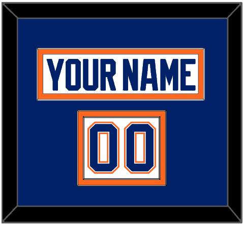 Edmonton Nameplate & Number (Shoulder) - Home White (1981-1994) - Signature Tier 2