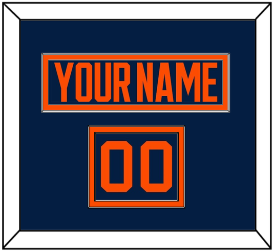 Edmonton Nameplate & Number (Shoulder) - Alternate Blue (2019-2024) - Signature Tier 2