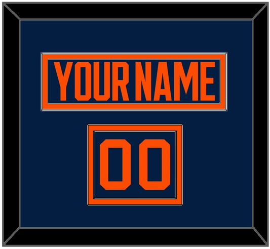 Edmonton Nameplate & Number (Shoulder) - Alternate Blue (2019-2024) - Signature Tier 2
