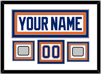 Edmonton Nameplate, Number (Shoulder) & 2 Stanley Cup Champions Patches - Home White (1981-1994) - Premier Tier 1