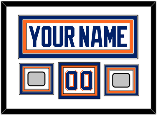 Edmonton Nameplate, Number (Shoulder) & 2 Stanley Cup Champions Patches - Home White (1981-1994) - Premier Tier 1