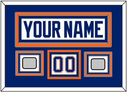 Edmonton Nameplate, Number (Shoulder) & 2 Stanley Cup Champions Patches - Home White (1981-1994) - Premier Tier 2