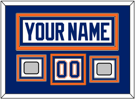 Edmonton Nameplate, Number (Shoulder) & 2 Stanley Cup Champions Patches - Home White (1981-1994) - Premier Tier 2