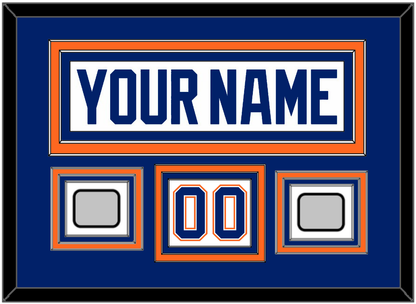 Edmonton Nameplate, Number (Shoulder) & 2 Stanley Cup Champions Patches - Home White (1981-1994) - Premier Tier 2