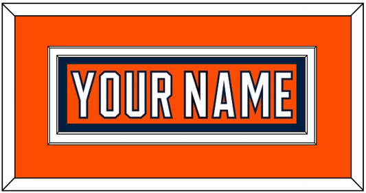 Edmonton Nameplate - Home Orange (2017-2022) - Signature Tier 2
