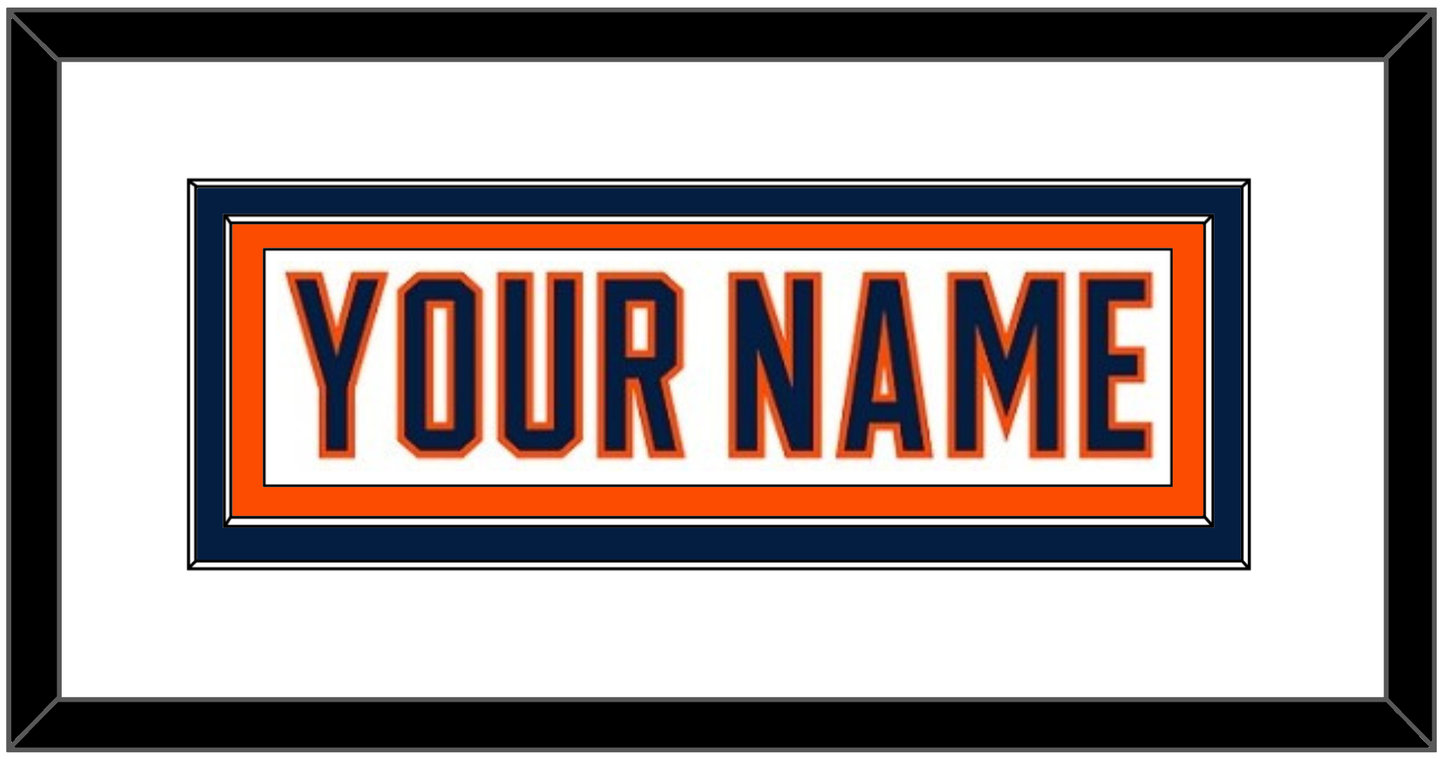 Edmonton Nameplate - Road White (2017-2022) - Signature Tier 1