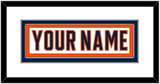 Edmonton Nameplate - Road White (2017-2022) - Double Mat 1