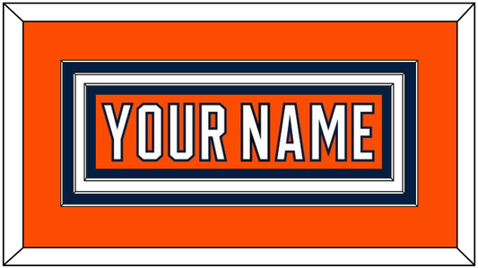 Edmonton Nameplate - Home Orange (2017-2022) - Premier Tier 1