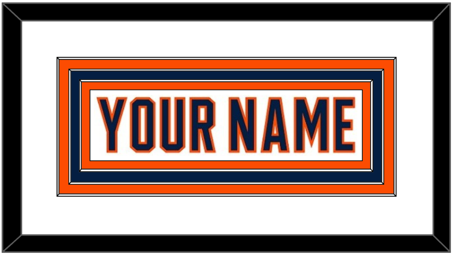Edmonton Nameplate - Road White (2017-2022) - Premier Tier 1