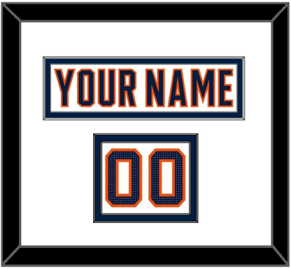 Edmonton Nameplate & Number (Shoulder) - Road White (2017-2022) - Signature Tier 1