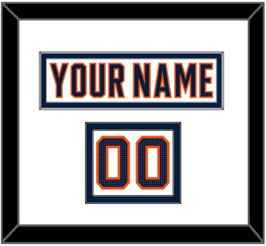 Edmonton Nameplate & Number (Shoulder) - Road White (2017-2022) - Signature Tier 1