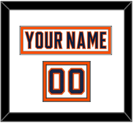 Edmonton Nameplate & Number (Shoulder) - Road White (2017-2022) - Signature Tier 2