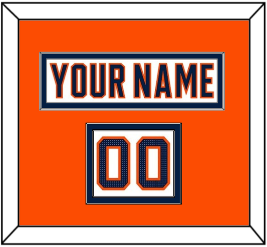 Edmonton Nameplate & Number (Shoulder) - Road White (2017-2022) - Signature Tier 3