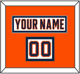 Edmonton Nameplate & Number (Shoulder) - Road White (2017-2022) - Double Mat 3