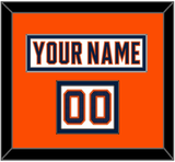 Edmonton Nameplate & Number (Shoulder) - Road White (2017-2022) - Double Mat 3