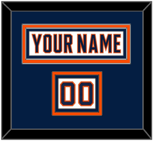 Edmonton Nameplate & Number (Shoulder) - Road White (2017-2022) - Premier Tier 3