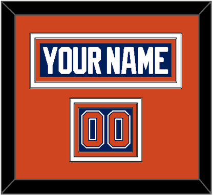 Edmonton Nameplate & Number (Shoulder) - Home Blue - Premier Tier 3